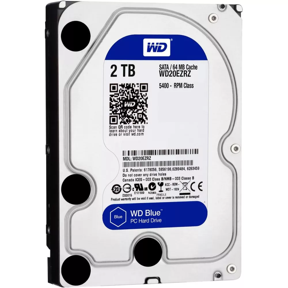 Western Digital WD20EZRZ Disque Dur Interne 2 To , 3,5 "