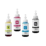 BOUTEILLE D'ENCRE ADAPTABLE EPSON L200-L800- 70ML-B/M/C/Y