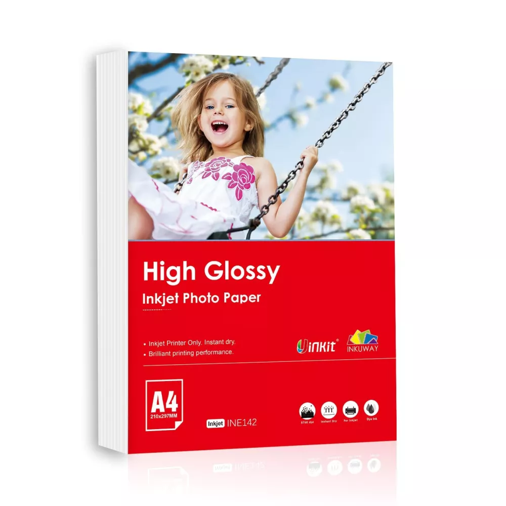 RAME PAPIER PHOTO  160GR 100P A4 GLOSSY
