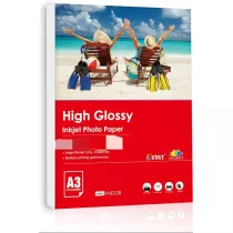 RAME PAPIER PHOTO 160GR 50P A3 GLOSSY