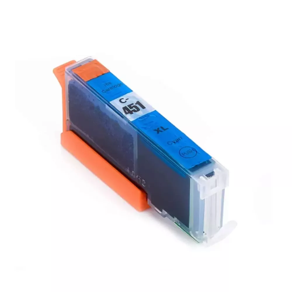 CARTOUCHE JET D'ENCRE CANON  ADAPTABLE CLI-451 - BLEU