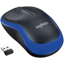 Souris Logitech Sans Fil M185- Gris Bleu Rouge
