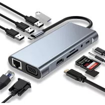 ADAPTATEUR 11 IN 1 TYPE C...