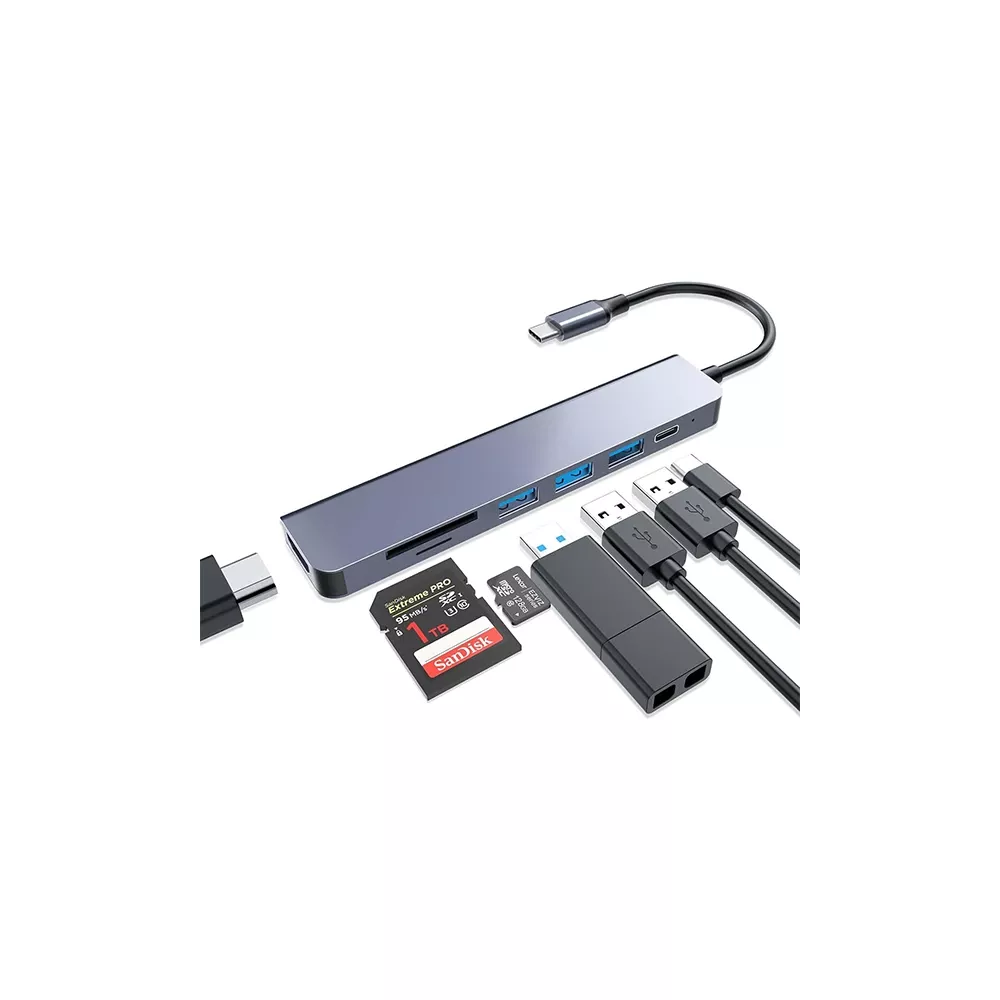 ADAPTATEUR TYPE C 7 IN 1