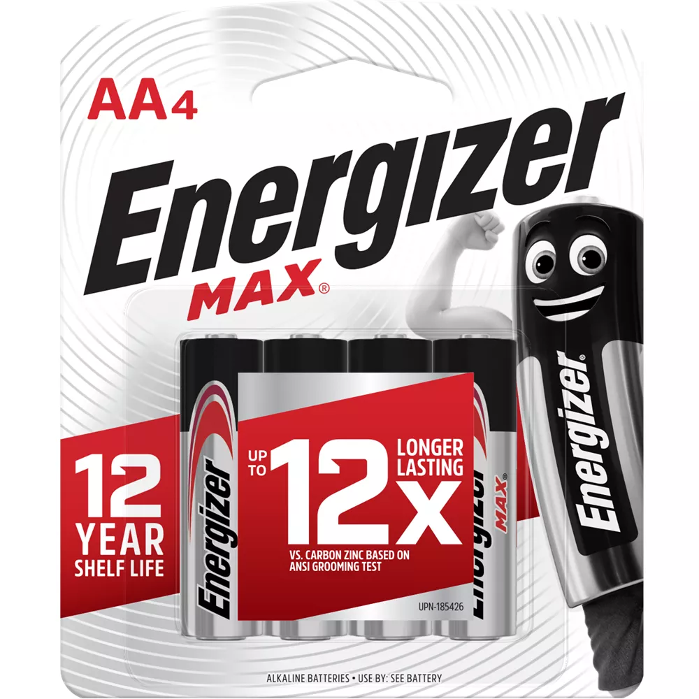 Piles Energizer Max E91 BP4 AA.
