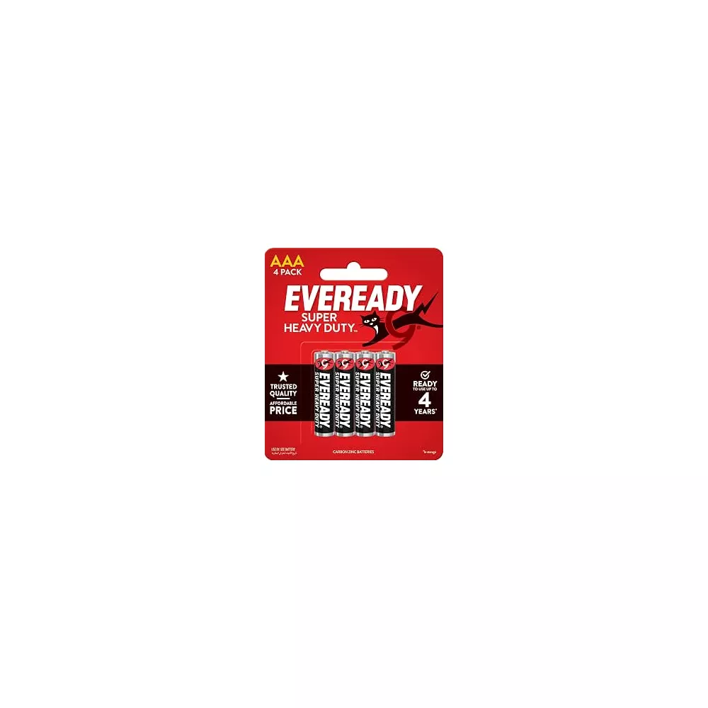 PILES EVEREADY 1212 BP4 AAA.