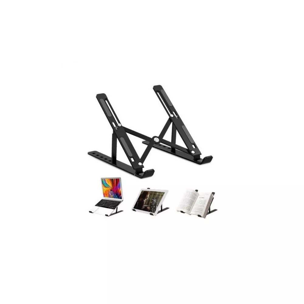 SUPPORT PLIABLE EN ALUMINIUM  POUR PC PORTABLE